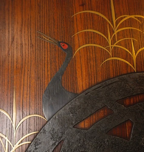 Beautiful Japanese makie Lacquer Suzuribako.19th century ZM43