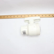 Everbilt 1-1/2 in. PVC Sch. 40 Single Union Slip x Slip Ball Valve
