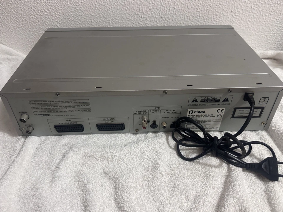 FUNAI Videoregistratore COMBO DVD + VHS 6 TESTINE REVISIONATO SENZA TELECOMANDO - Immagine 4 di 4