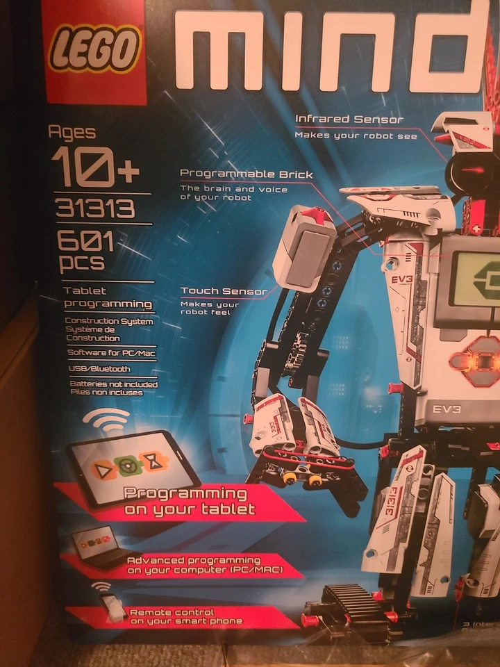 LEGO 31313 Mindstorms EV3 -- NEW COMPLETE SET: sealed bags, playmat, & No Box - Image 2 of 4