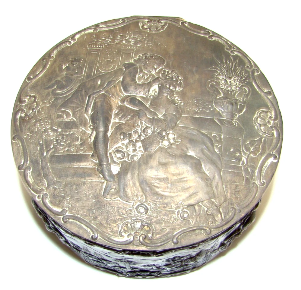 Antique German Silver Boxes for sale | eBay