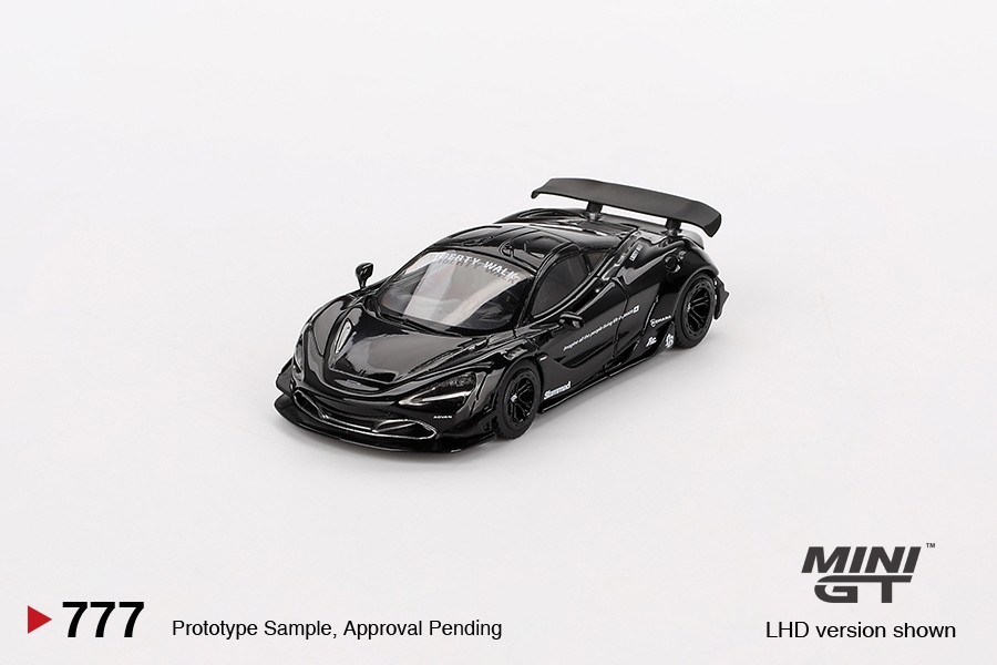 Mini GT 1:64 McLaren 720S LB Works Black #777 | eBay