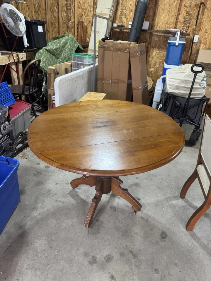 Антикварный столик из листьев Eastlake - Изображение 4 из 4