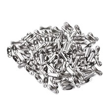 Ball Chain Connector 3mm Clasp Style Stainless Steel Link, 100pcs