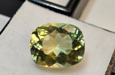 Natural Tourmaline Cushion Cut Bi-Colour 5-6 Ct Loose Certified Gemstone