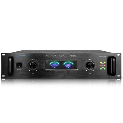 Technical Pro Professional Portable PA System, 2 Channel Digital Stereo Power...