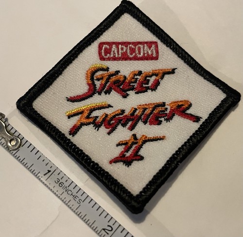 Official Capcom Street Fighter 2 Embroidered Patch 90s RARE | eBay