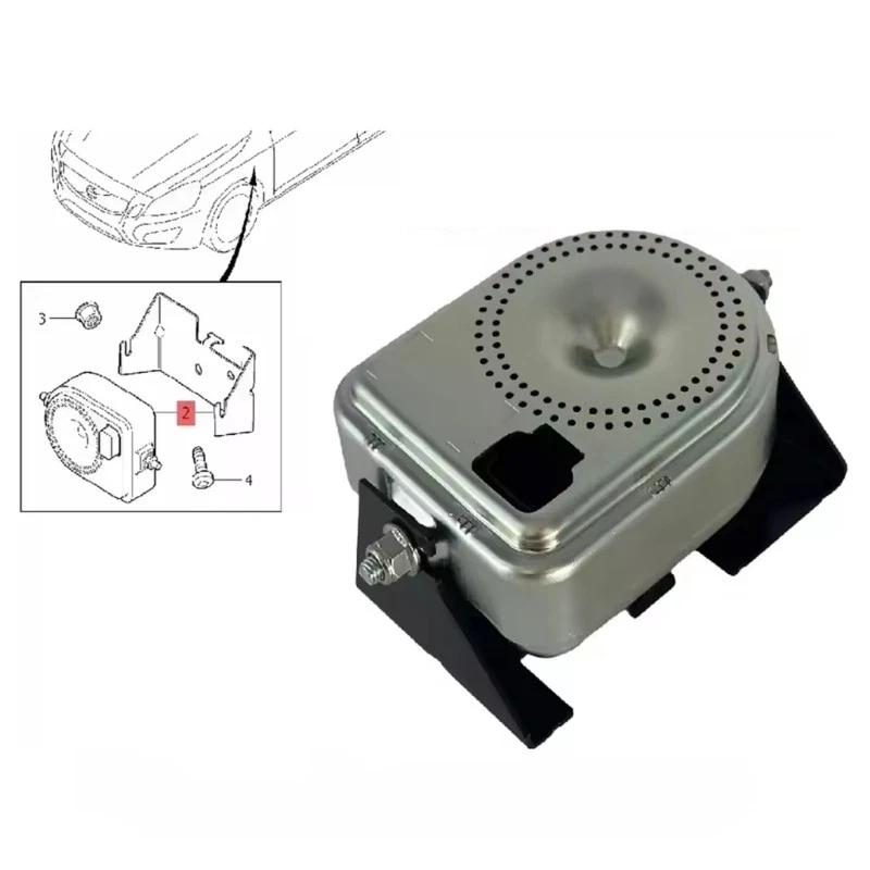 30659882 Automotive Security Horn With 120dB Alert for XC70 V60CC S60CC Vehicles - Image 4 of 4