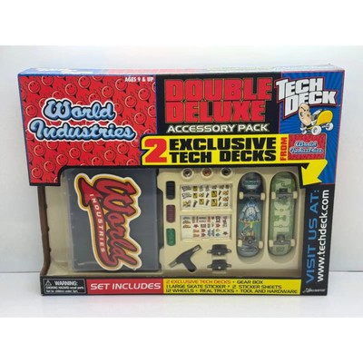 2002 Tech Deck Double Deluxe World Industries Accessory Pack Sealed NIB #3659