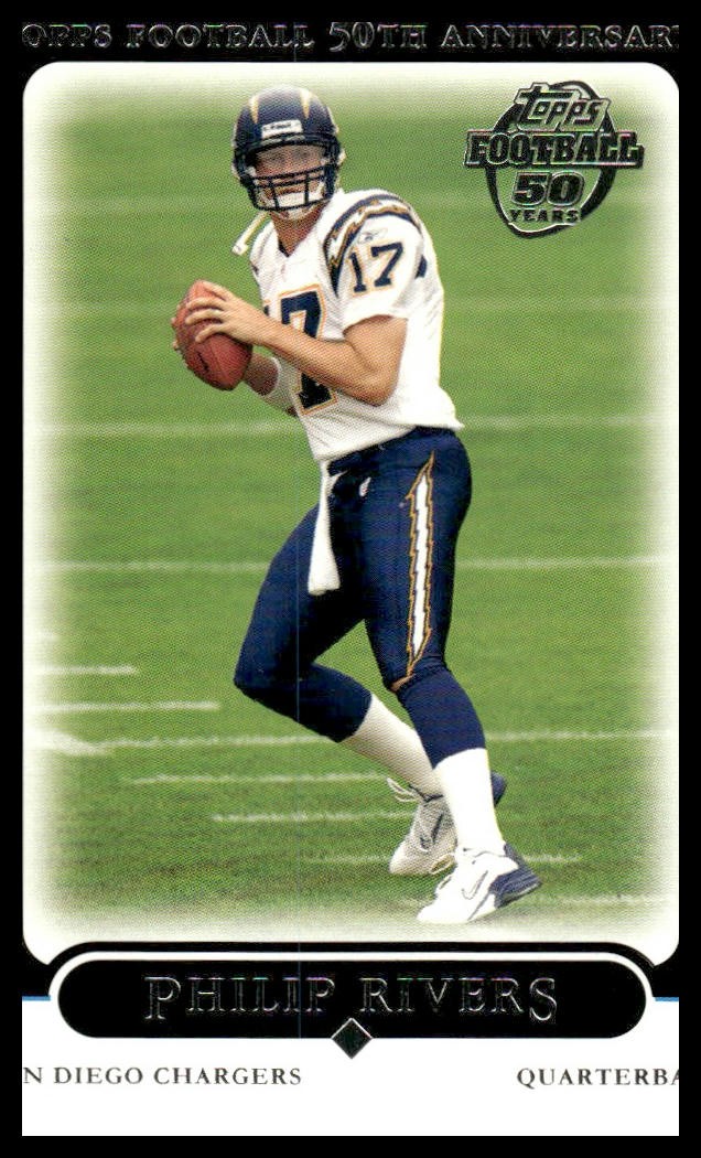 Philip Rivers 2005 Topps #64 Black San Diego Chargers
