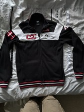 CSC Riis Cycling Full Zip Sweater Made By Descente