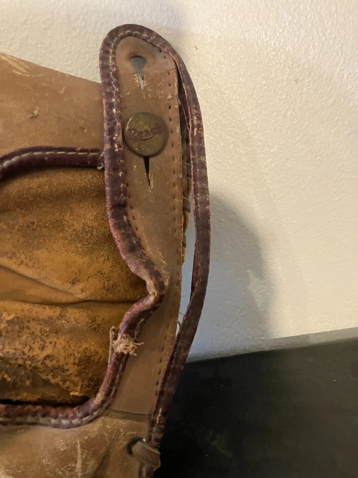 VINTAGE A.J. LUVA DE BEISEBOL REACH PATENTE 881315 - Imagem 2 de 4