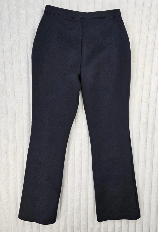 Express World 品牌涤纶/氨纶混纺黑色短靴中号短款 — 第 2/4 张图片