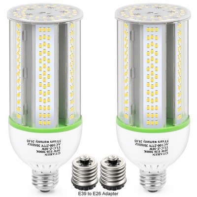 30W LED Corn Light Bulb,300W Equivalent,5000K Daylight,E26/E39 Base,4200 Lume...