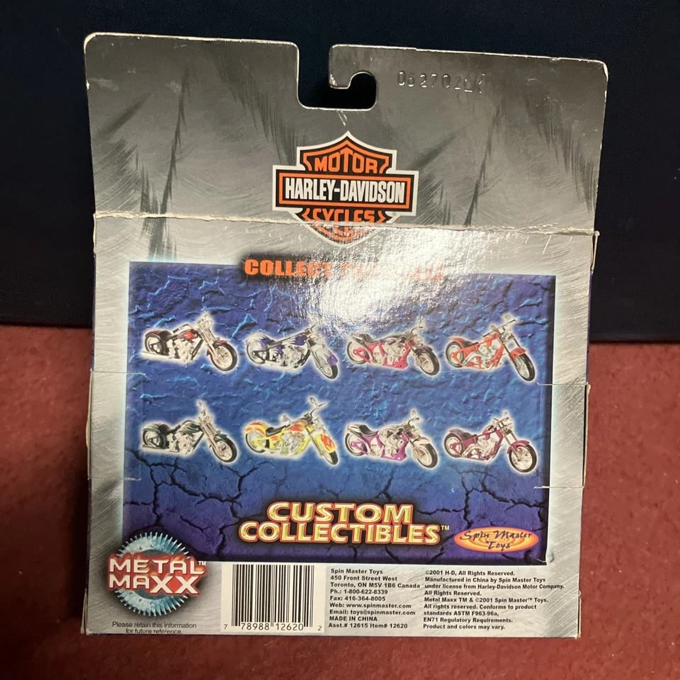 Harley Davidson 1:17 FXSTS/FXSTSI Springer Softail Spin Master Metal Maxx - NUEVA Foto 2 de 4