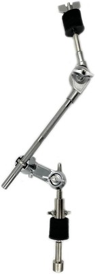 Cymbal Boom Arm Stacker Attachment with Multi-Clamp, 10.2 inch Silver 