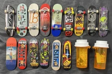15 Tech Deck Skateboard Lot Ronnie Creager Blind Burnquist Real Black Label Plan