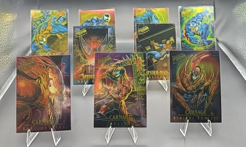 1995 Fleer Ultra Marvel Spider-Man Masterpieces Complete 1-9 Card Set EX-NM
