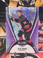 Seth Jarvis 2025-26 Allure Purple Diamond 10/10 Bookend