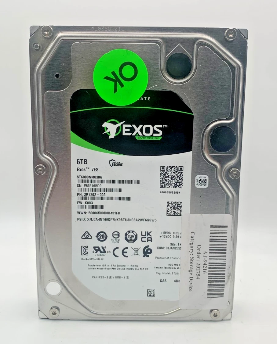 25+ Seagate 6TB Computer Internal Hard Disk Drives for sale