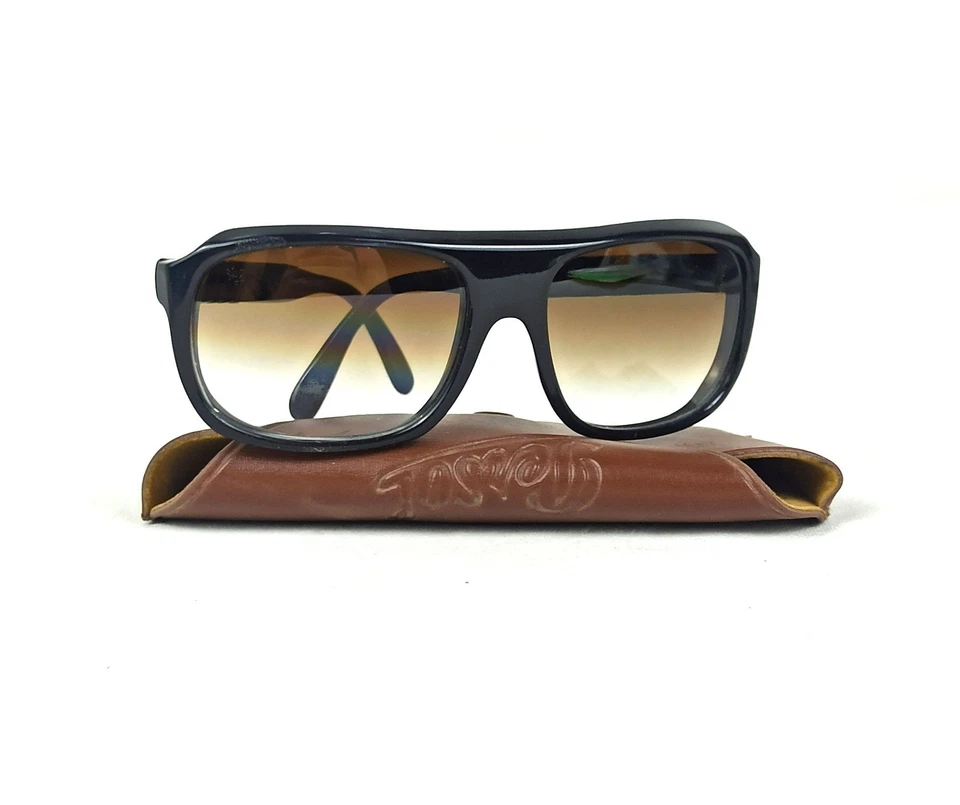 VINTAGE ICONIC GANGSTER PERSOL MEFLECTO PILOT SUNGLASSES 1960s ART DECO OF ITALY - Image 3 of 4