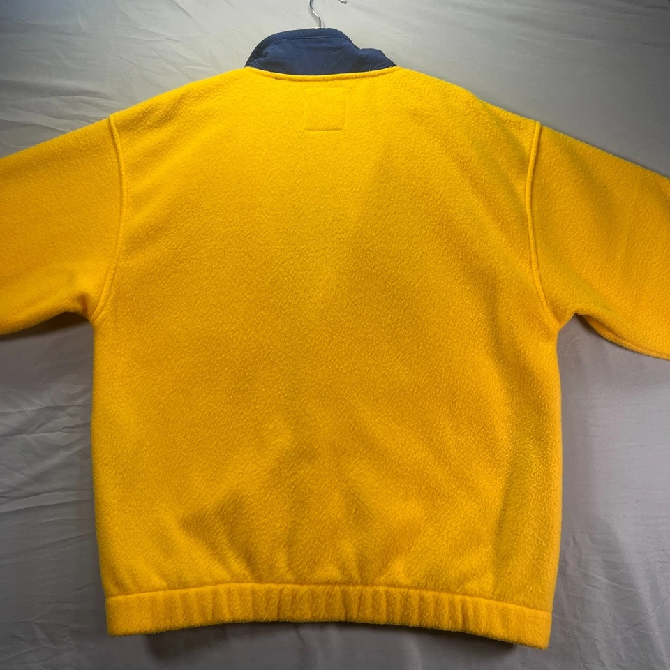 Chaqueta polar GAP Arctic Light vintage para hombre grande amarilla al aire libre EE. UU. 90s Foto 3 de 4