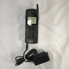 Vintage Nokia 2190E Aerial Bar Style Cell Phone w/ Charger As Is Parts Repair