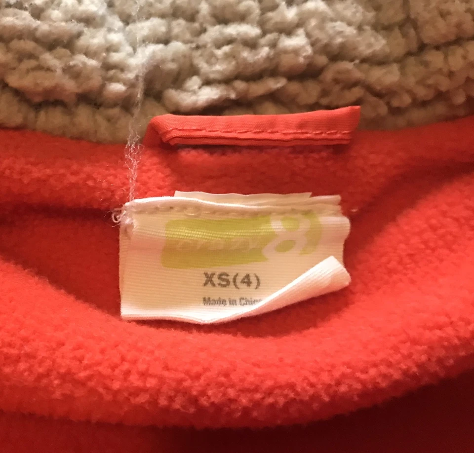 Crazy 8 - Colete acolchoado de pele sintética - Cor/laranja, azul - Tamanho/4 meninos - Imagem 3 de 4