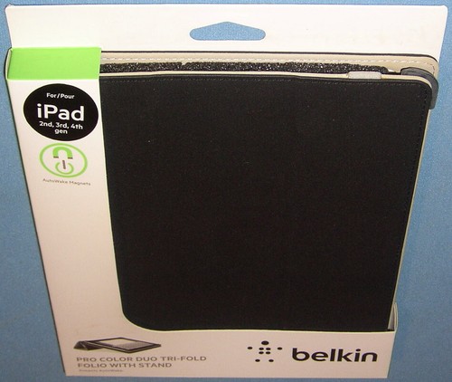 Belkin Tri-Fold Folio Case Stand for iPad 2/3/4 Generation 2nd 3rd 4th Gen *NEW* - Picture 5 of 7