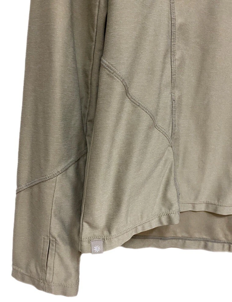 athleta round neck long sleeve style 952291 active shirt