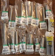 18 Piece Zinc Compression & Extension Springs Wire Midwest Fastener & Century