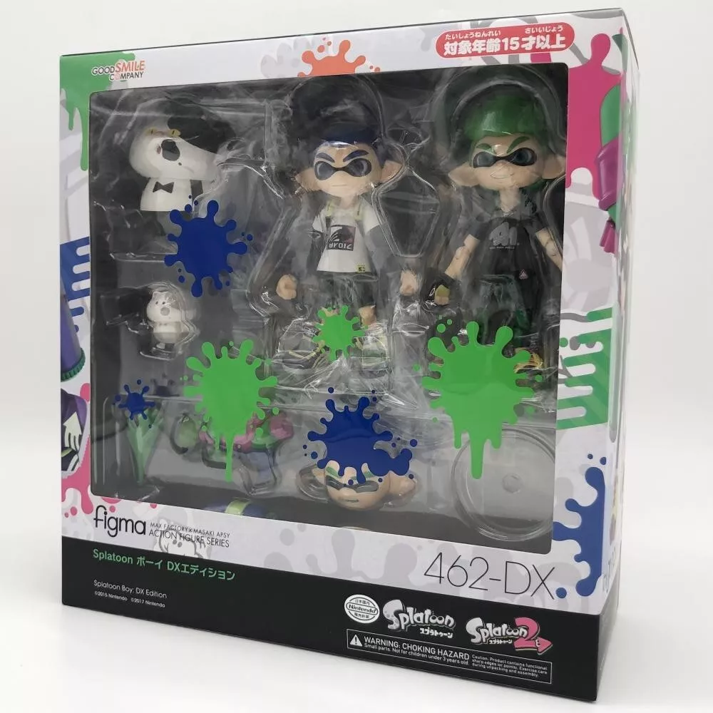 世界的に Boy Splatoon DX Good Figure Action 462-DX Figma Edition ゲームキャラクター