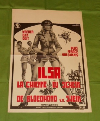 original ILSA SHE WOLF OF THE SS Belgian movie poster