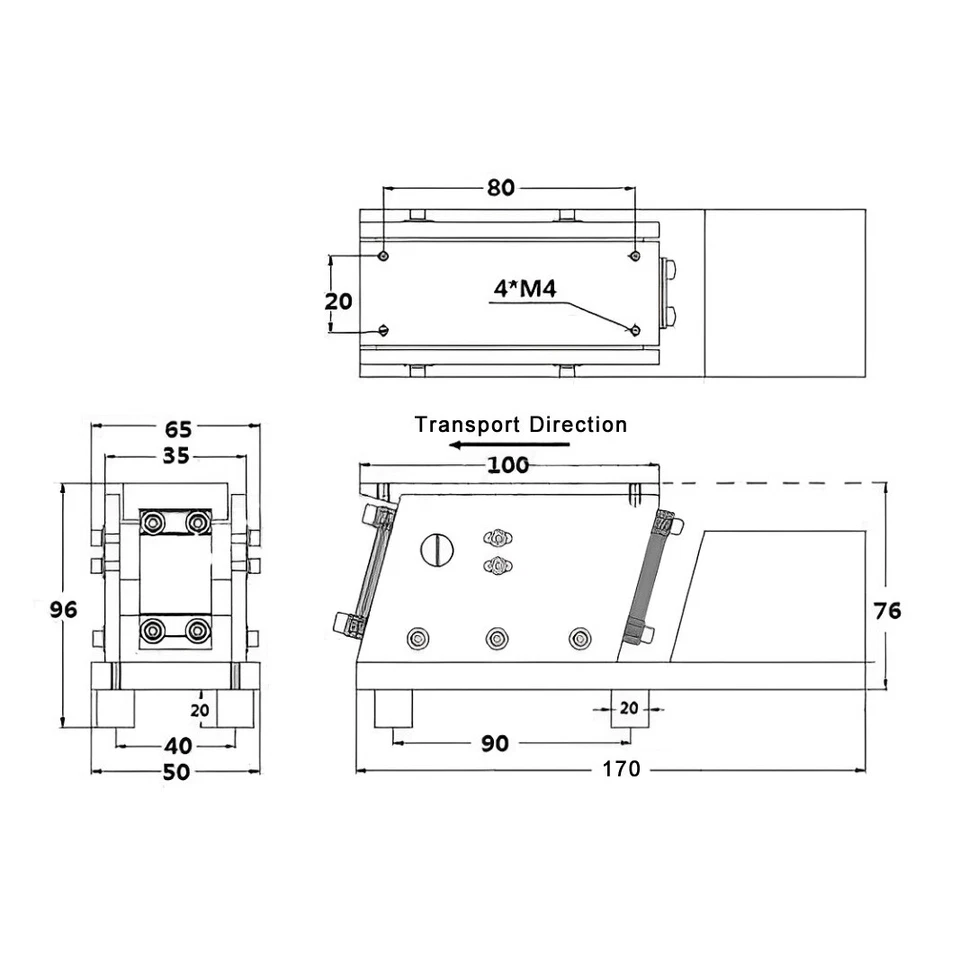 100# Linear Direct Vibration Feeder Vibrating Plate Feeding Machine + Controller - Image 3 of 4