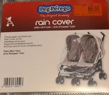 Peg Perego Rain Cover for Pliko Mini Twin/Aria Shopper Twin