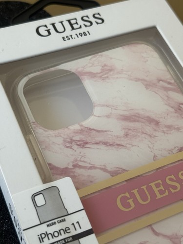 Phone Case iPhone 11 Guess Cover Apple Pink Marble Drop Protection New - Bild 4 von 5