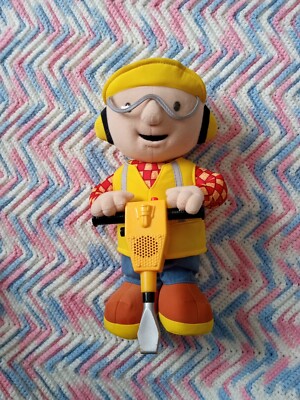 Vintage Hasbro Bob The Builder Talking Jack Hammer Toy Doll 13
