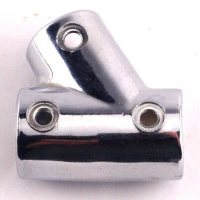 60 Degree 7/8'' Boat Hand Rail Tee Fitting Chrome Plated Zamac New Free Shipping
