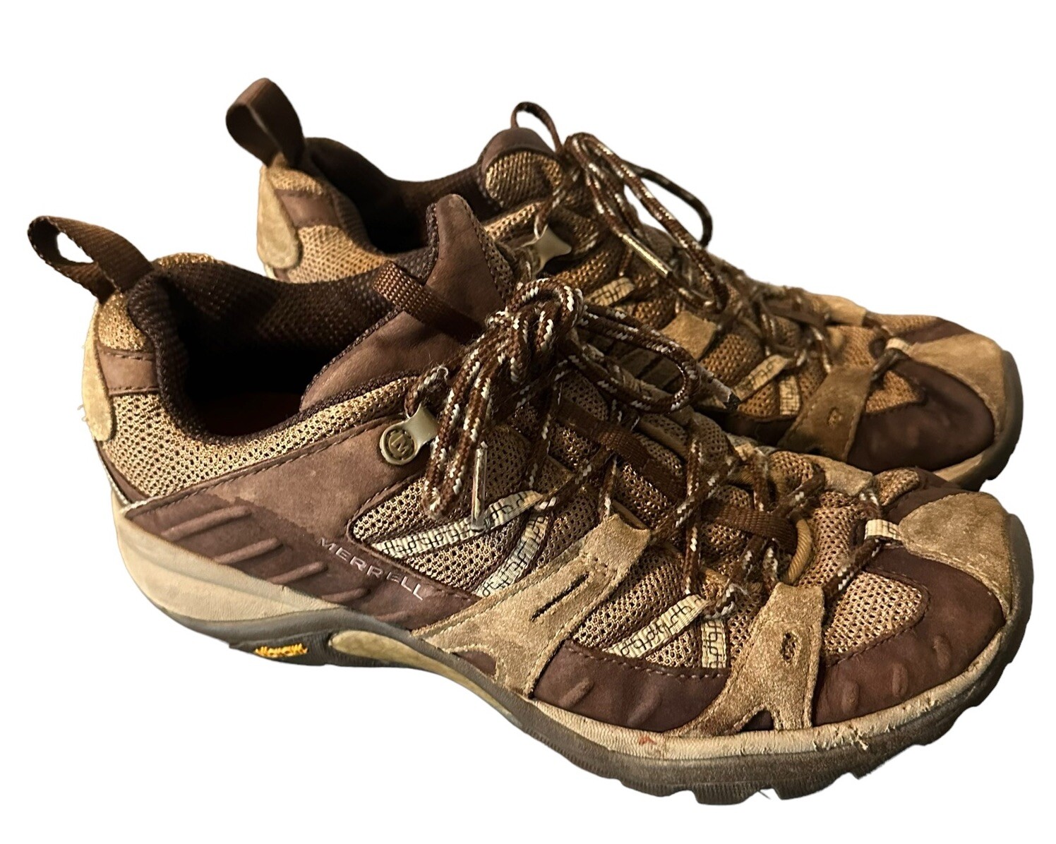 Scarpe da trekking stringate Merrell Moab 2 ventilatore da donna taglia US 9 marroni pelle scamosciata
