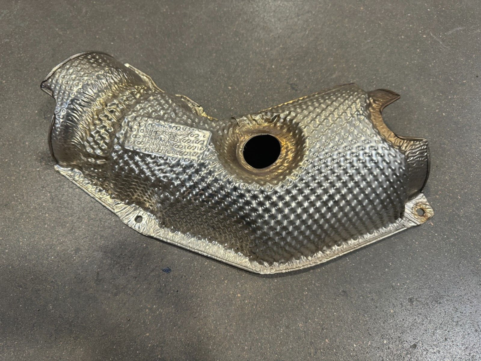 OEM McLaren 570S 570GT 600LT 540C Down pipe Heat Shield 11E0150CP, 4,500 miles