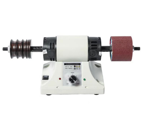 Lucidatrice per pelle 110V/220V brunitrice levigatrice per bordi in pelle 350W - Foto 1 di 5