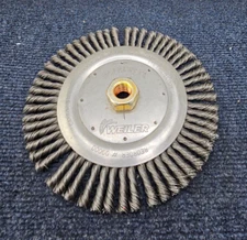 Weiler Roughneck Reorder No 09000: Twist Wire Brush Wheel Max 9000RPM 302