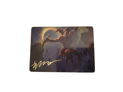 1x Nighthawk Scavenger Art Series Gold Stamp (58/81) Zendikar Rising MTG NM