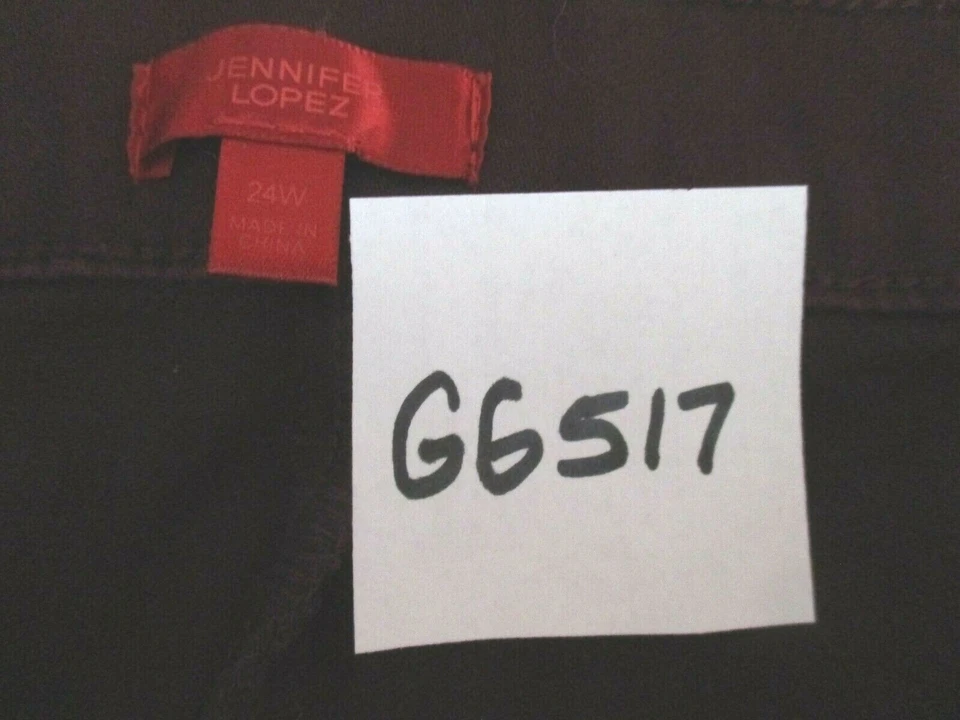 Брюки конические Jennifer Lopez фиолетовый размер 24 Вт эластичные повседневные без застежек женские GG517 - Изображение 3 из 4