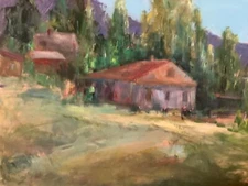 Original Impressionism Oil Painting 18”x24” Landscape  Artist Signed