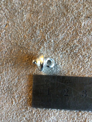 Pewter buttons 10mm short Tudor ‘pimple’ 12 pack, for historical clothing. - Picture 2 of 4