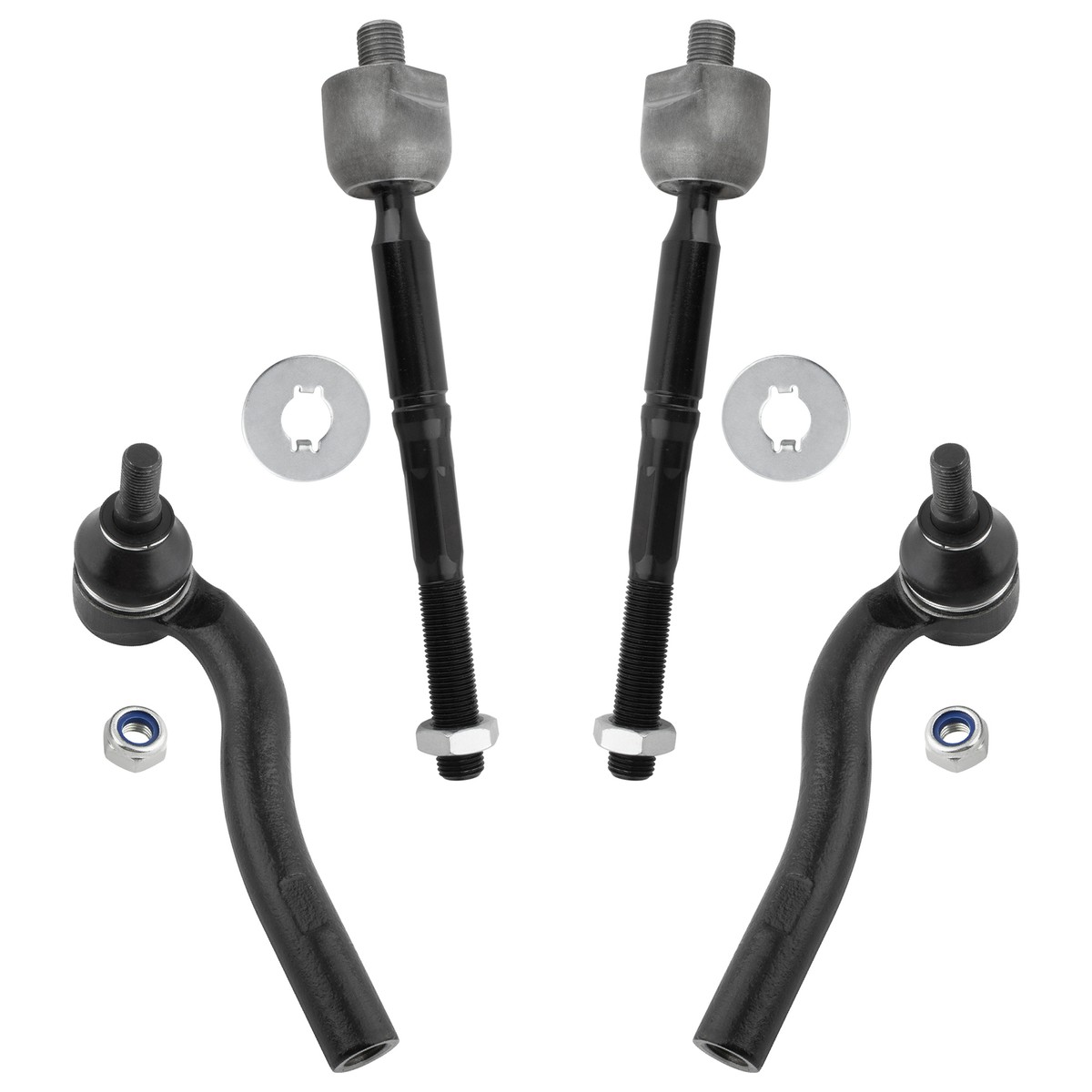 4Pcs Front Inner Outer Tie Rod End For Lexus GS300 98-05 GS400 98