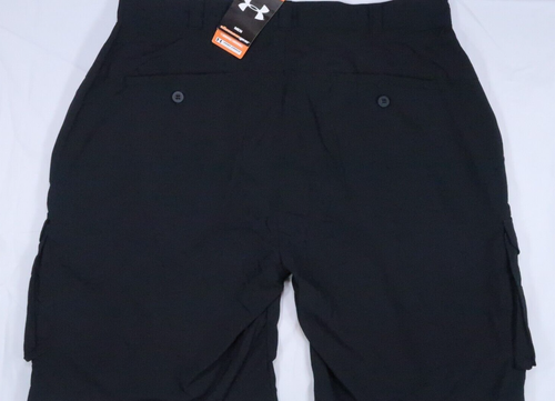 NWT UNDER ARMOUR VTG MENS 34 UA FISHING HUNTING CARGO SHORTS PERFORMANCE RIPSTOP - Picture 9 of 10