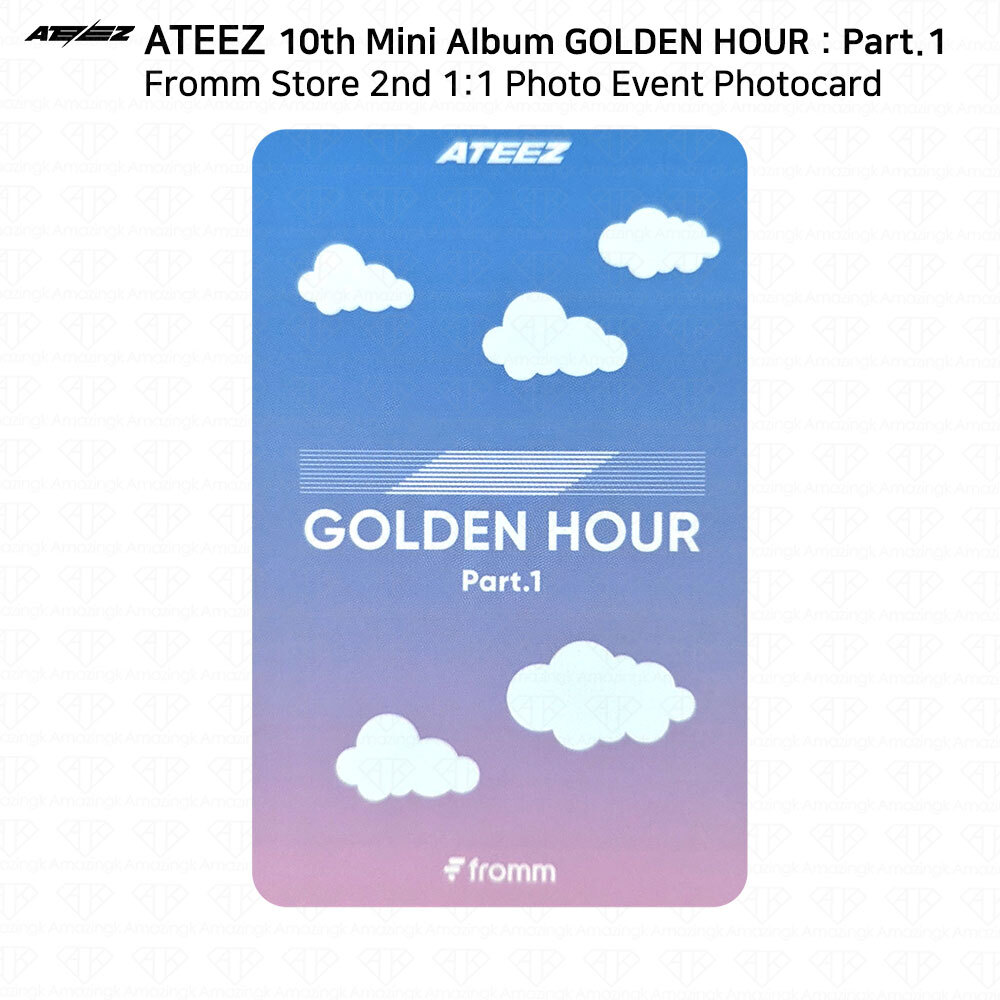 ATEEZ Golden Hour Part.1 Fromm Store 2nd 1:1 Photo Video Call