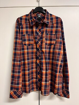 The North Face Women's Button-Up Karomuster-Hemd XL/TG Fennel Damen Frauen